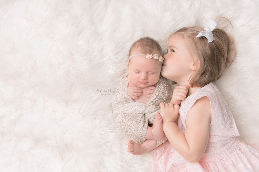 welcome little sister {lake norman newborn photos}